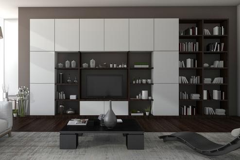 Wandschrank mit Regalfächern Wandschrank mit Regalfächern